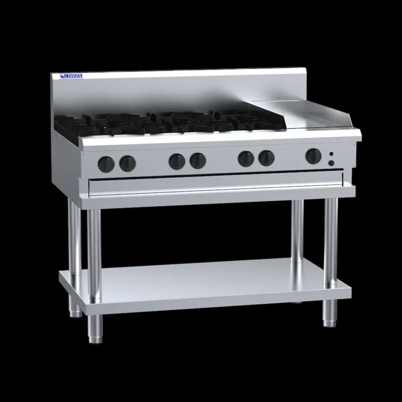 Luus Cooktop 6 Burner/30cm Hotplate on Stand (CS-6B3P)