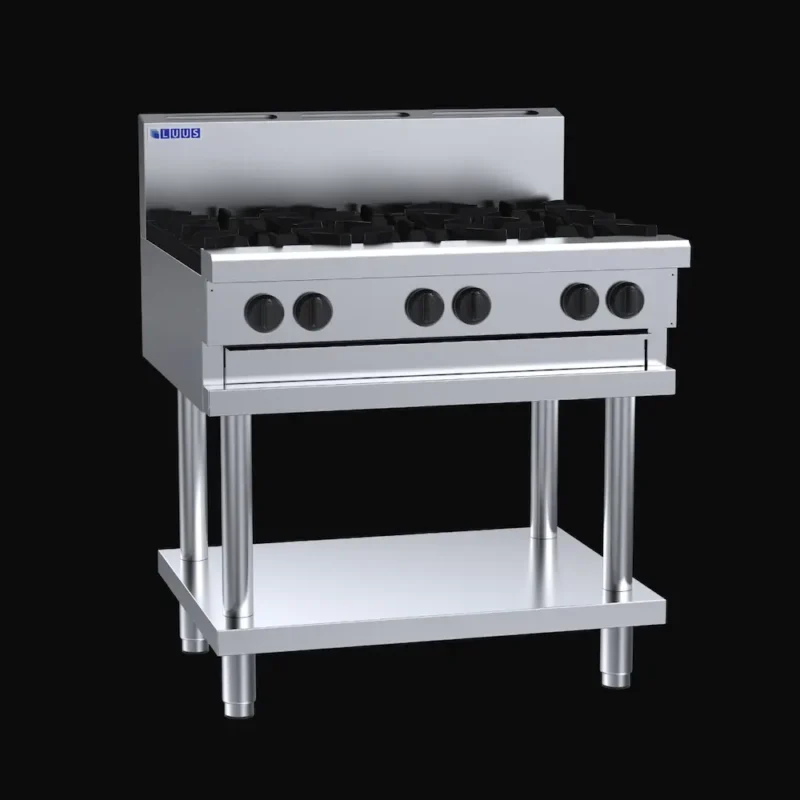 Luus Cooktop 6 Burner on Stand (CS-6B)