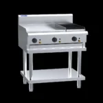 Luus Cooktop 60cm Hotplate/30cm Chargrill on Stand (CS-6P3C)
