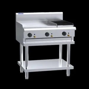 Luus Cooktop 60cm Hotplate/30cm Chargrill on Stand (CS-6P3C)