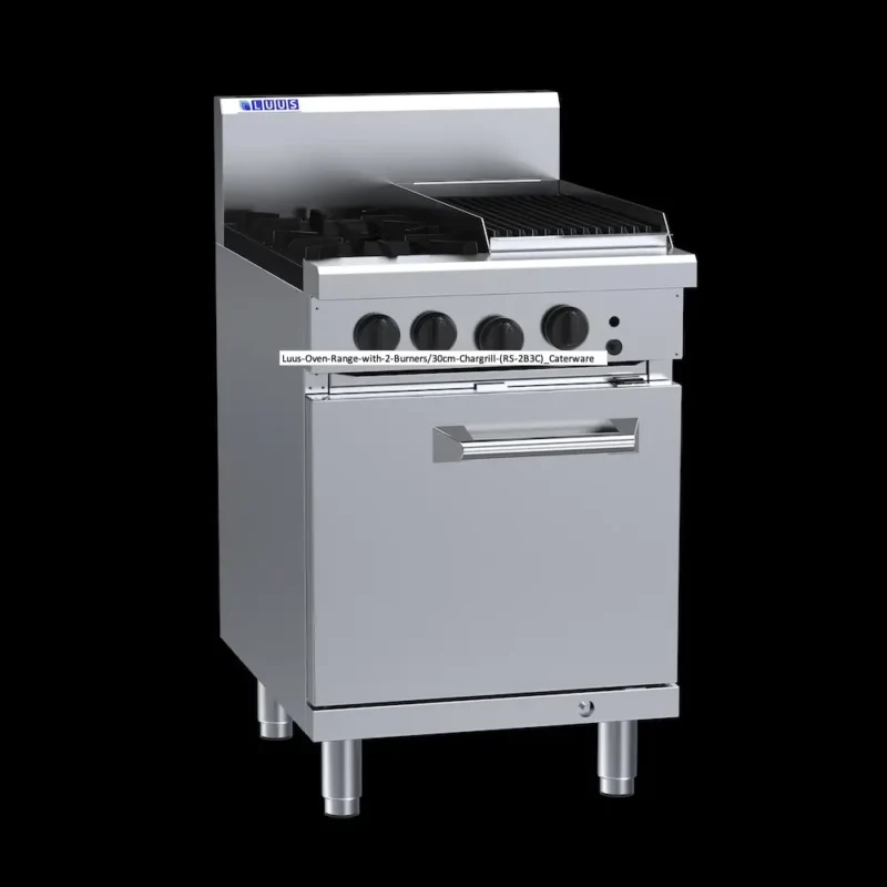 Luus Oven Range with 2 Burners/30cm Chargrill (RS-2B3C)