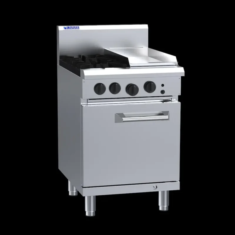 Luus Oven Range with 2 Burners/30cm Hotplate (RS-2B3P)