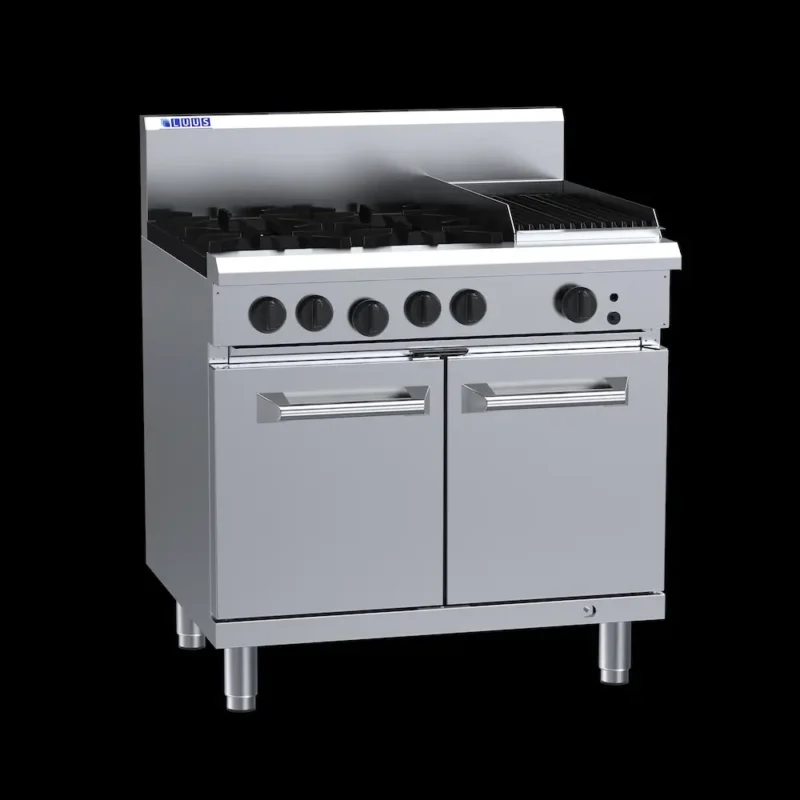 Luus Oven Range with 4 Burners/30cm Chargrill (RS-4B3C)