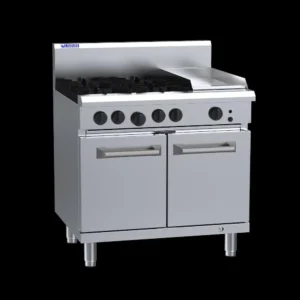 Luus Oven Range with 4 Burners/30cm Hotplate/Oven (RS-4B3P)