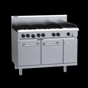 Luus Oven Range with 6 Burners/30cm Chargrill (RS-6B3C)