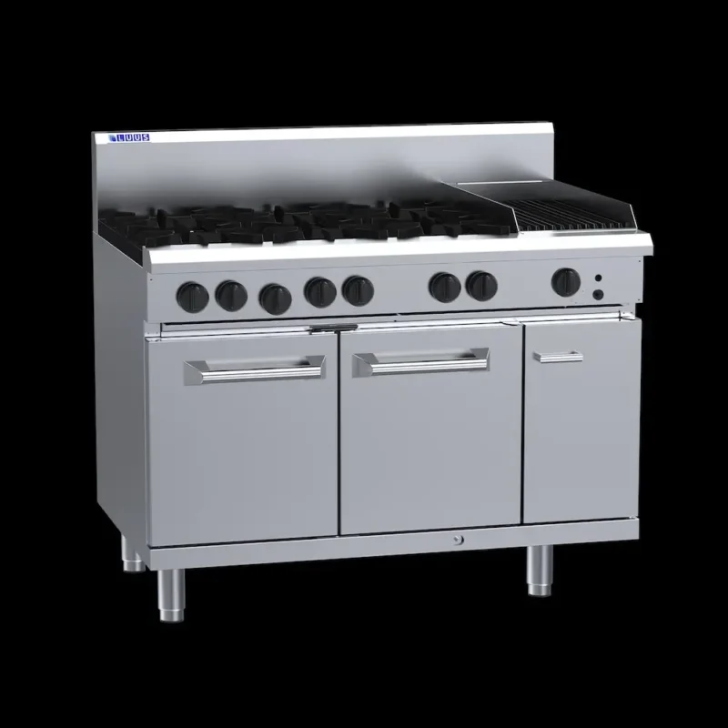 Luus Oven Range with 6 Burners/30cm Chargrill (RS-6B3C)