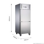 Stailess steel freezer