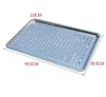 Stainless Steel Perforated Baking Tray 600x400x20mm (001676)