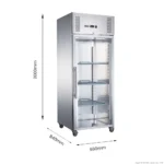 XURC600G1V Upright Glass Door Fridge