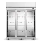 Skope 3 Glass Door White Upright Display or Storage Freezer (TMF1500N-A)