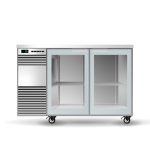 Skope BB.2.GSW BackBar 2 Glass Swing Door Fridge Black or White