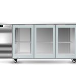 Skope BB.3.GSW BackBar 3 Glass Swing Door Fridge Black or White