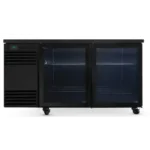 Skope BackBar 2 Glass Swing Door CounterLine Fridge Black or White (CL.2.GSW-B/W)
