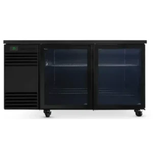 Skope BackBar 2 Glass Swing Door CounterLine Fridge Black or White (CL.2.GSW-B/W)