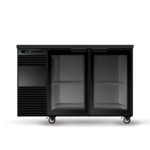 Skope BackBar 2 Glass Swing Door Fridge Black or White (BB.2.GSW)