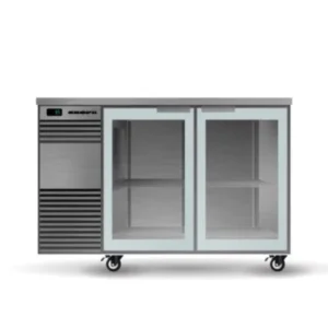 Skope BackBar 2 Glass Swing Door Fridge Stainless Steel (BB.2.GSW-SS)