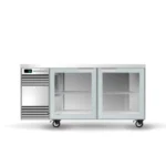 Skope BackBar 2 Glass Swing Door SlimLine Fridge Stainless Steel (SL.2.GSW)