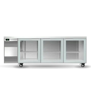 Skope BackBar 3 Glass Swing Door CounterLine Fridge Black or White (CL.3.GSW-B/W)