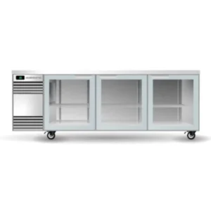 Skope BackBar 3 Glass Swing Door SlimLine Fridge Stainless Steel (SL.3.GSW)
