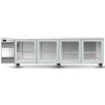 Skope BackBar 4 Glass Swing Door SlimLine Fridge Stainless Steel (SL.4.GSW)