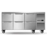 Skope ProSpec Six Drawer Three Bay Underbench GN 1/1 Right Hand Fridge (PG11.UBR.3.D6.RH)