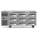 Skope ReFlex 9 Drawer Underbench GN 1/1 Fridge (RF7.UBR.3.D9)