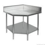 Corner Workbench 900mm with 100mm Splashback (0900-7-WBCB/H)
