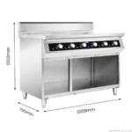 EIC7-1200P Commercial induction stove