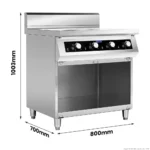 EIC7-800P Induction Cooktop 4 Burner