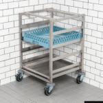 Modular Systems 6 Tray Basket Trolley