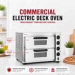 BakerMax Countertop Double Deck Electric Pizza Oven (EP-2T) - Image 4