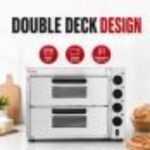 BakerMax Countertop Double Deck Electric Pizza Oven (EP-2T) - Image 3