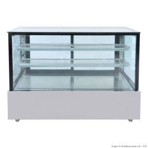 Bonvue 1500mm Black Trim Short Modern Cold Display (SSU150-2XB)