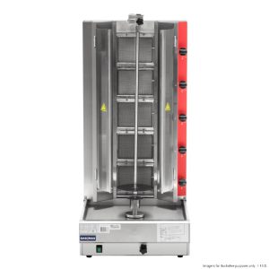 GasMax Semi-Automatic Kebab Machine 5 Burner (KB-5)