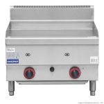 Gasmax 600mm Countertop 2 Burner Griddle (JUS-TRG60E)