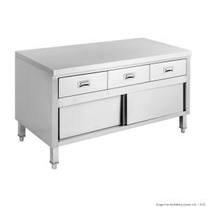 Modular Systems 1500mm Kitchen Tidy Cabinet with 3 Drawers & 2 Doors (SKTD6-1500)