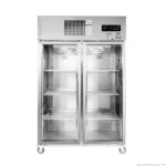 Thermaster-1000Ltr-Tropicalised-Stainless-Steel-Upright-Fridge-2-Glass-Doors-(SUCG1000)_Caterware