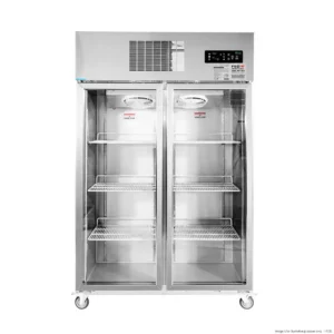 Thermaster-1000Ltr-Tropicalised-Stainless-Steel-Upright-Fridge-2-Glass-Doors-(SUCG1000)_Caterware
