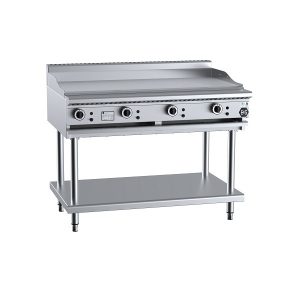 B&S Black 120cm Griddle on Stand (GRP12)