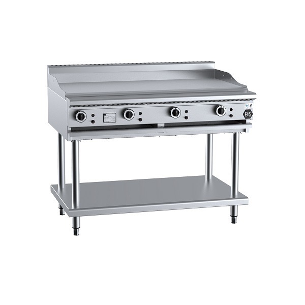 B&S Black 120cm Griddle on Stand (GRP12)
