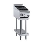 B&S Black 30cm Charbroiler on Stand (CBR-3)