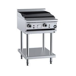 B&S Black 60cm Charbroiler on Stand (CBR-6)