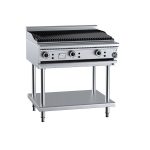 B&S Black 90cm Charbroiler on Stand (CBR-9)