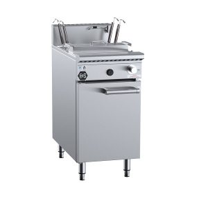 B&S Black Noodle Cooker 4 Basket w/Soup Warmer (NC-4-SW-1)
