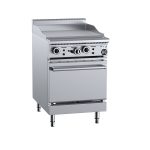 B&S Black Static Oven with 600mm Grill/Griddle (OV-GRP6)