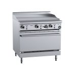 B&S Black Static Oven with 900mm Grill/Griddle (OV-GRP9)