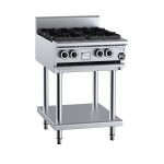 B&S Black Stove Boiling Top 4 Burner on Stand (BT-SB4)