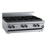 B&S Black Stove Boiling Top 6 Burner Benchtop (BT-SB6BM)