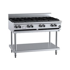 B&S Black Stove Boiling Top 8 Burner on Stand (BT-SB8)
