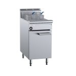 B&S Black Turbo Fryer Single Pan 2 Basket (TF-451)